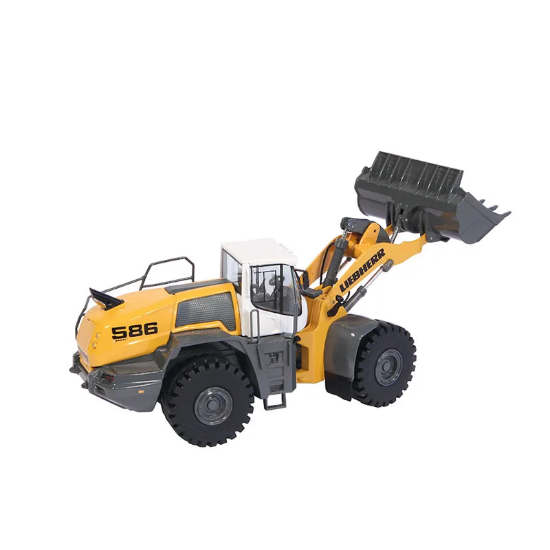 Литой под давлением масштаб 1:50 Liebherr L586-4 погрузчик из сплава инженерная модель 1006