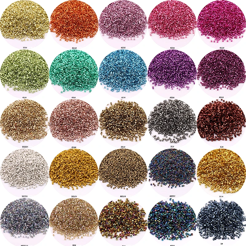 

1680pcs Japan Metallic Delica Beads 11/0 Uniform Japanese Glass Seedbeads for DIY Jewelry Making Women Garment Craft Accessories