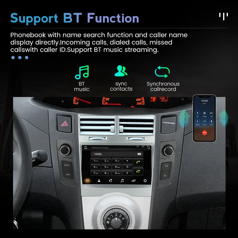 Carplay Авто 2G + 32G Android 11 автомобильный радиоприемник мультимедийный плеер для Toyota