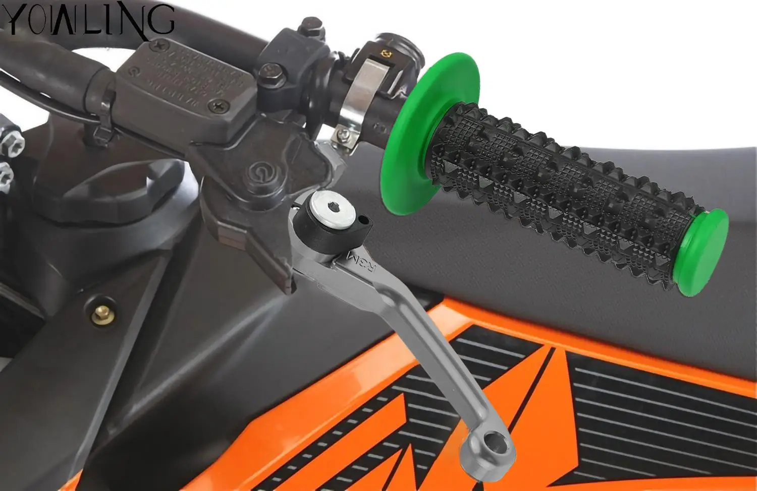 FOR YAMAHA TW200 2000 2001 2002 2003 2004 2005 2006 2007 Dirt Bike Motorcycles Handle grips handlebar grip &amp Brake Clutch Lever |