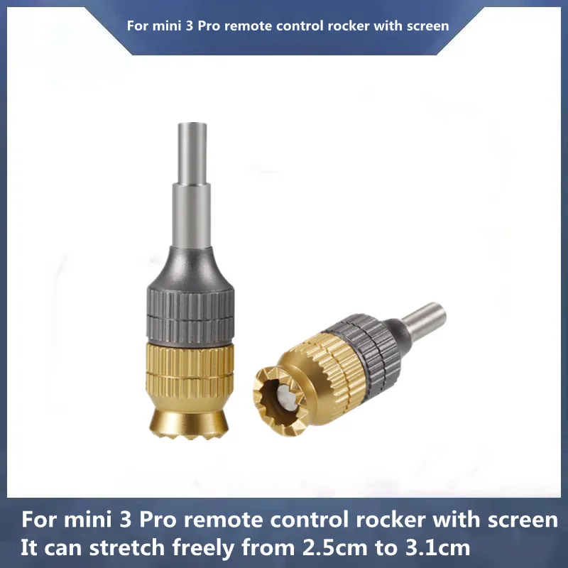 

Для мини-пульта дистанционного управления 3 Pro с экраном из алюминиевого сплава удлиненные качалки аксессуары можно свободно вытягивать с 2,5 см до 3,1 см