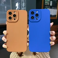 shockproof silicon case for iphone 11 12 13 pro max 7 8 plus 13pro xs max x xr se 2020 11pro cover lens protective soft liquid