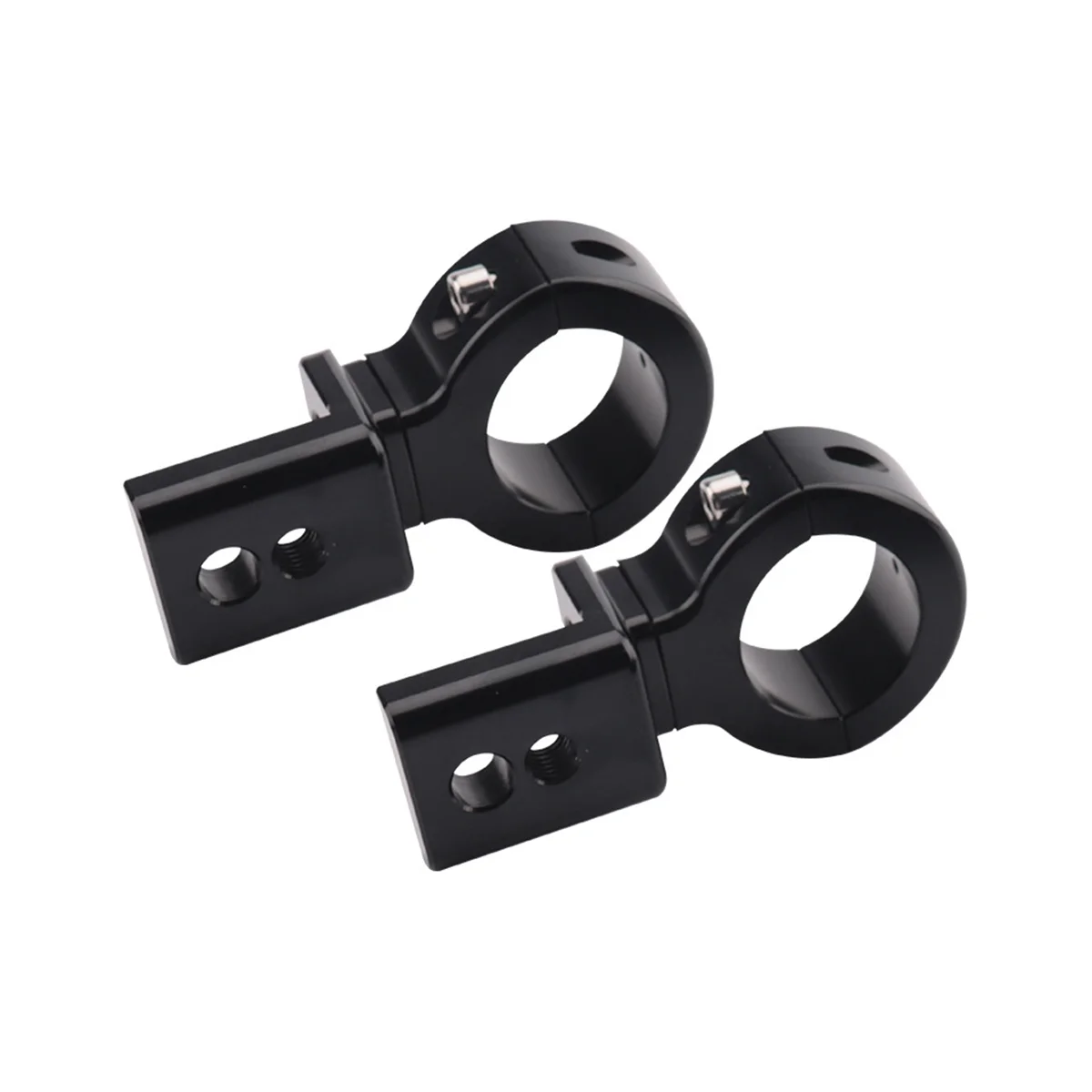 

Motorcycle LED Headlight Mount Bracket Adjustable 20mm-32mm Mount Clamp LED Light Bracket Support, 2PCS Black