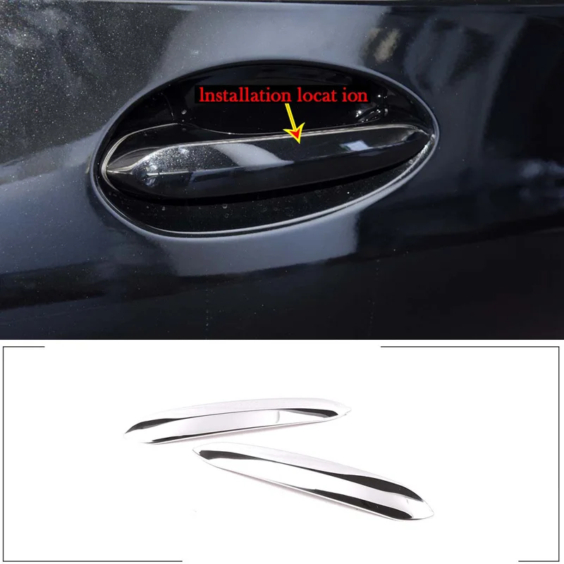 

For BMW Z4 G29 2017 2018 2019 2020 Silver Stainless Steel Outside Door Handle Cover Cover Stickers Trim Car Accessories
