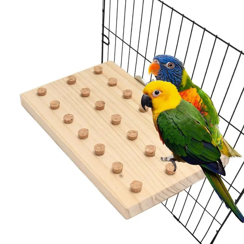

Игрушка для обучения попугаев, пазлы с деревянными блоками, игрушка для укладки птиц, настольные игрушки, развивающие игрушки для попугаев, клетка для птиц