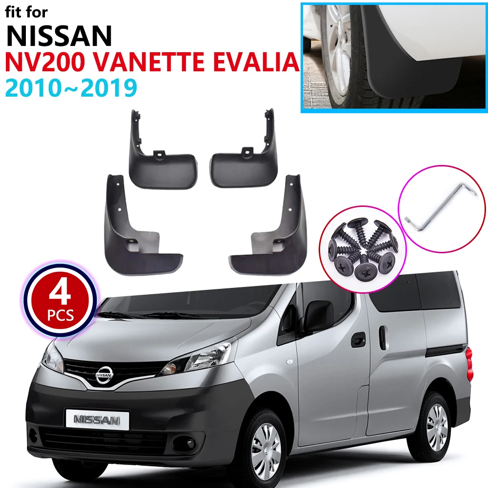 

Mudflap Mudguard Fender For Nissan NV200 Vanette Evalia 2010~2019 Splash Mud Guards Auto Parts Styline Flap Wheel Accessories