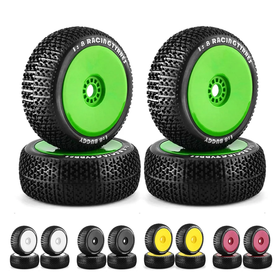 116 мм 1/8 радиоуправляемая внедорожная Багги шина колеса 17 мм Шестигранная для ARRMA Traxxas Redcat Team Losi SHO VRX Hobao Nitro HPI HSP ZD Racing