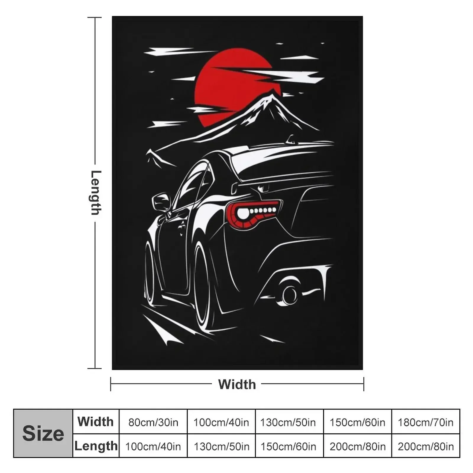 GT86 Одеяло Hachiroku Идеи подарков на День святого Валентина Одеяла из фланелевой