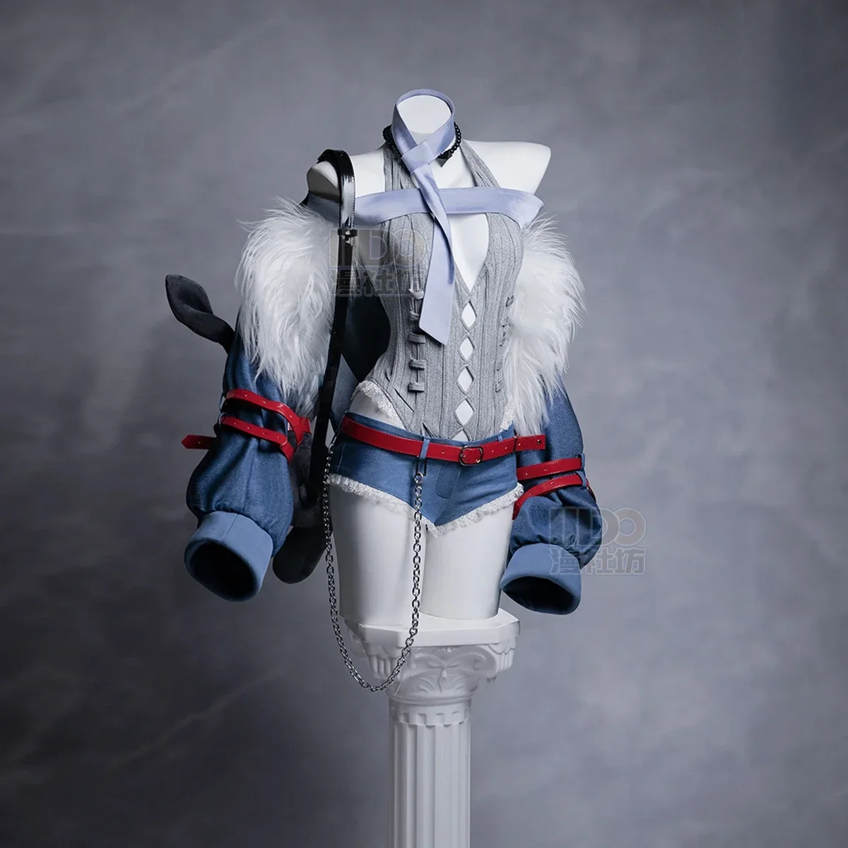 Фото Новинка 2023 года, карнавальный костюм на Хэллоуин и Рождество, EVA Ayanami Rei, карнавальный костюм для косплея, костюм для девочек, рок-группа, топ, шорты, куртка, униформа №1