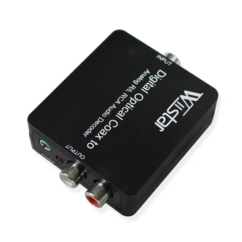 wiistar Цифро-аналоговый конвертер Toslink RCA 3.5 мм