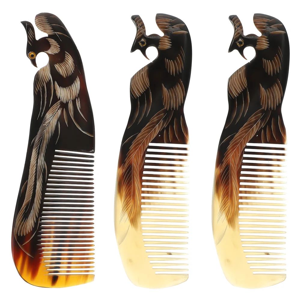 

Comb Hair Ox Anti Static Combs Hornbarber Accessories Scraping Brush Care Massaging Tools Detangling Straighteningcreative