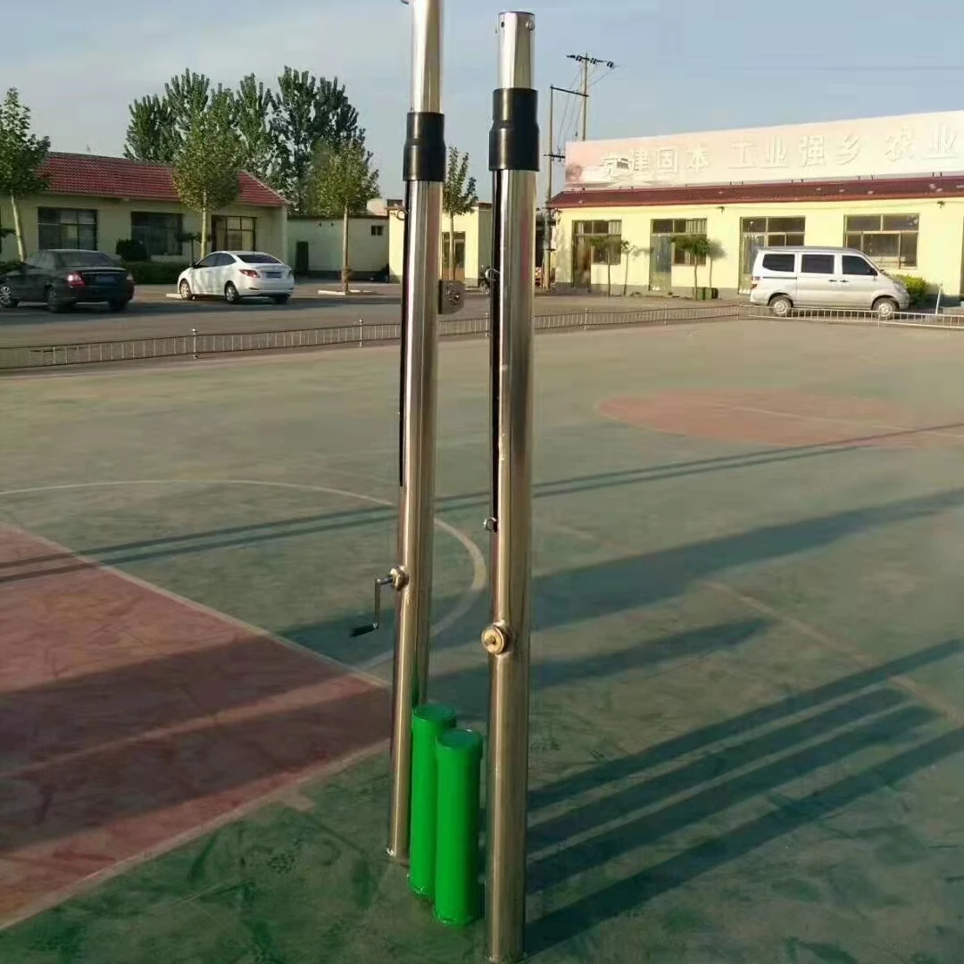 Inground Volleyball Posts With Net Portable Volleyball Post And Net Volley Stand