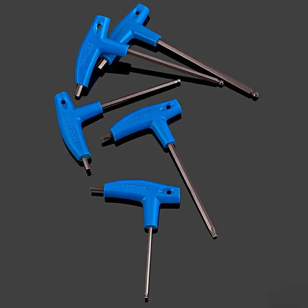 

Т-образный ключ практичный портативный удлиненный ручка устойчивый к коррозии T-ключ для заправки шестигранный ключ T-образная рукоятка