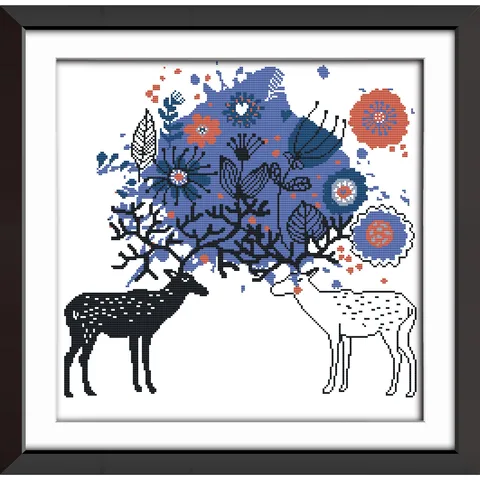 Soulgift News Набор для вышивки крестом "Лось 2"
