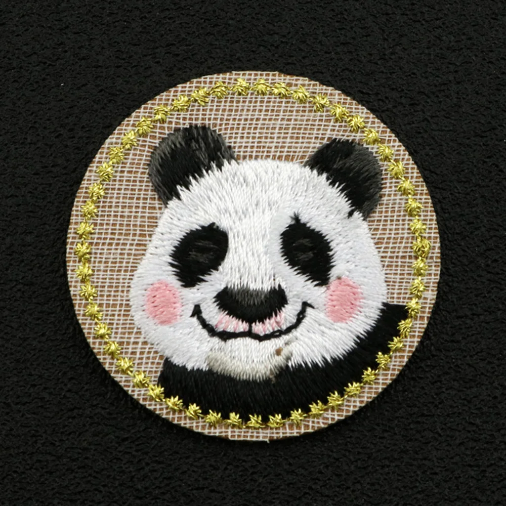 Цельная вышитая тканевая нашивка для детей значок с мультяшным рисунком сделай