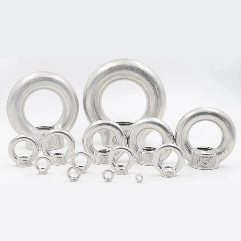 

304(A2) Stainless Steel Lifting Eye Nuts "O" Ring Nut M3 M4 M5 M6 M8 M10 M12 M14 M16 M18 M20 M24 M27