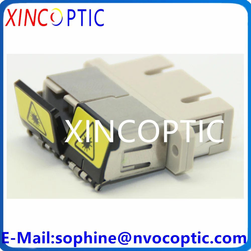 200 шт. SCUPC DX MM серый OM1 OM2 металлический откидной соединитель SC-SC дуплексный