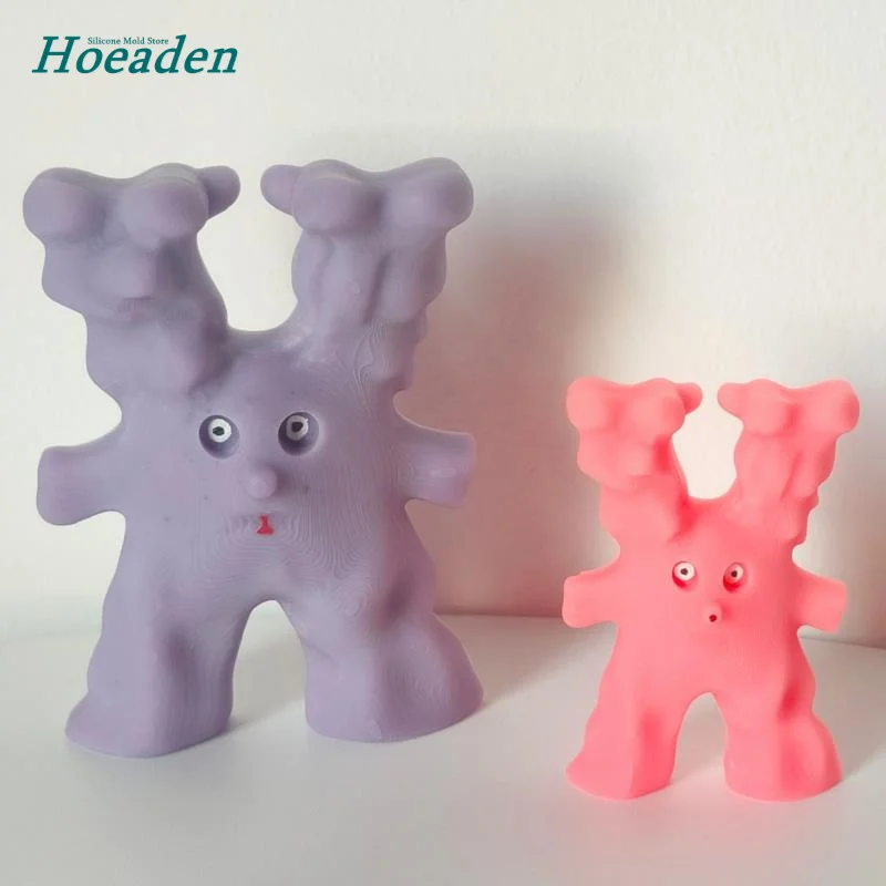 

Cute Little Monster Silicone Candle Mold Resin Aromatic Candle Making Gifts Handmade Candle Soap Home Decor Silicone Molds