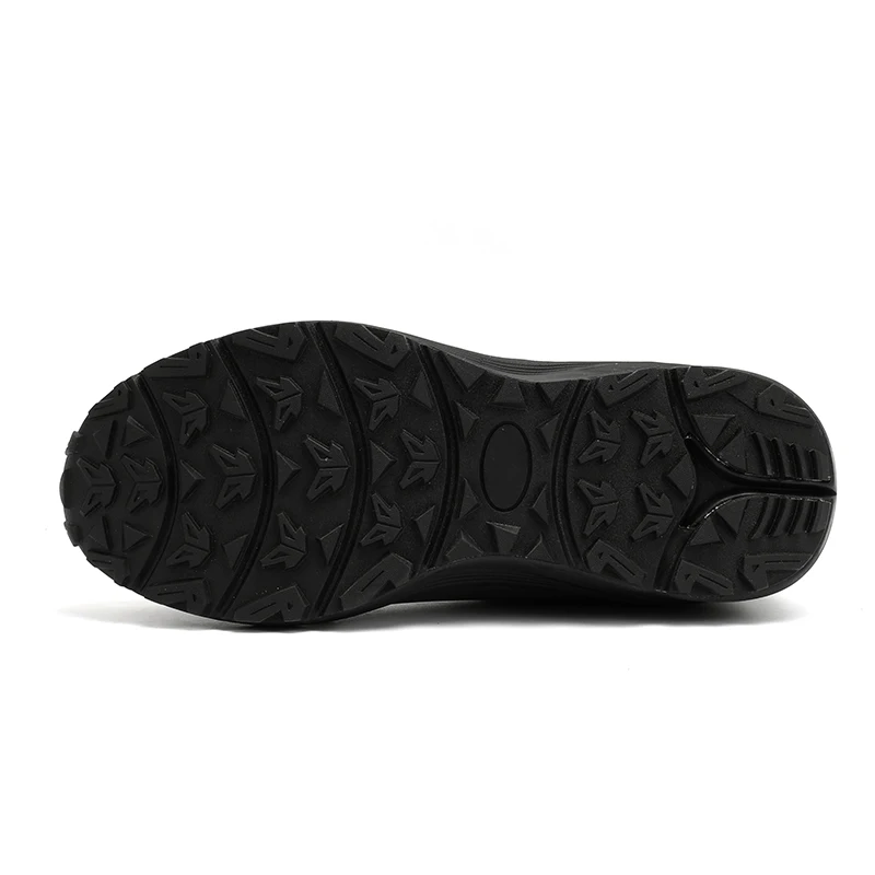 Convenient Rotary Buckle Mens Climbing Trekking Hunting Sneakers Leather Hiking Shoes Wear-resistant Outdoor Sport Men Shoes