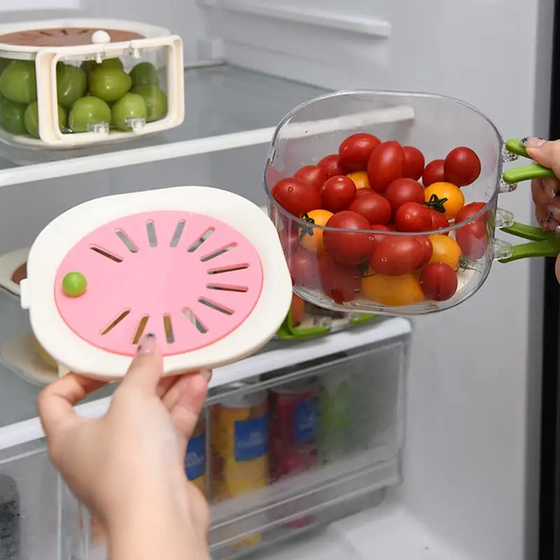 Корзина для мытья фруктов сливная корзина чистки многофункциональный контейнер