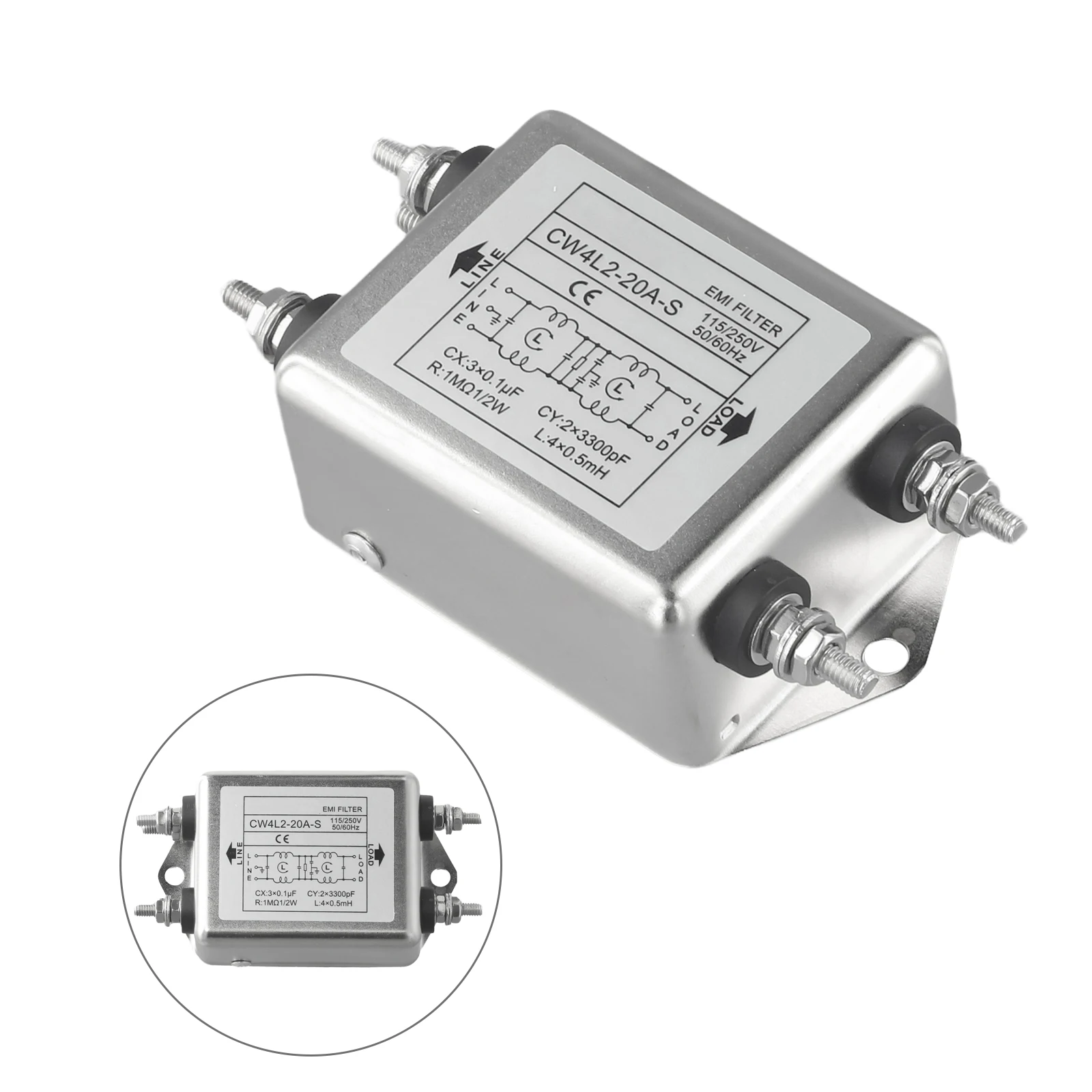 CW4L2 10A S 20A Сетевой фильтр для оптоволоконной маркировочной машины с разницей