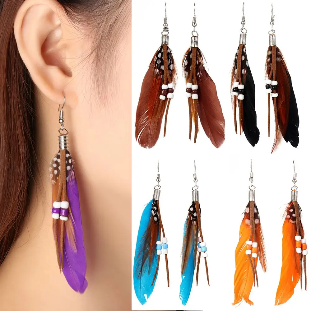 Этнические Винтажные Висячие Серьги В Стиле Бохо