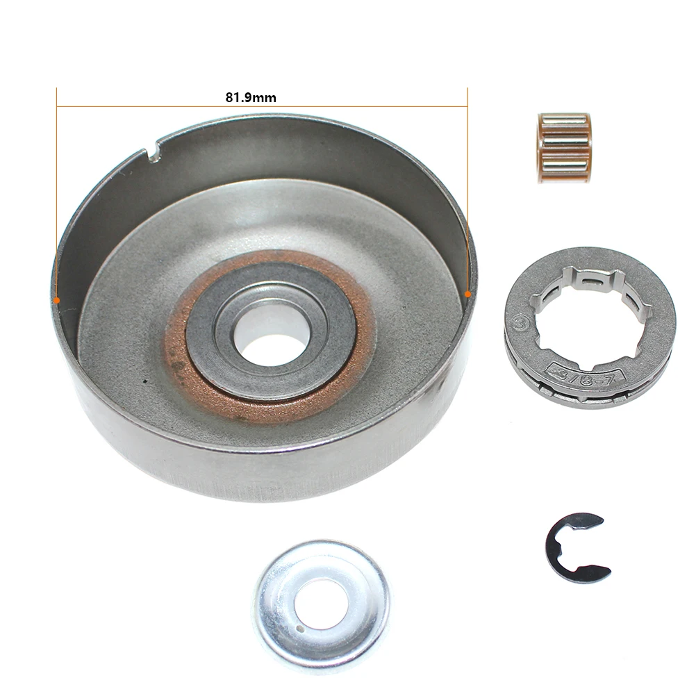 Комплект звездочек обода барабана сцепления ICOOYO ICD02660387T 3/8 дюйма 7T для бензопил Stihl 064 066 MS640 MS650 MS660 MS661