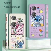 stitch astronaut disney art case for huawei p50 p40 p30 p20 pro lite e y9s y9a y9 y6 y70 nova 5t liquid left rope phone cover