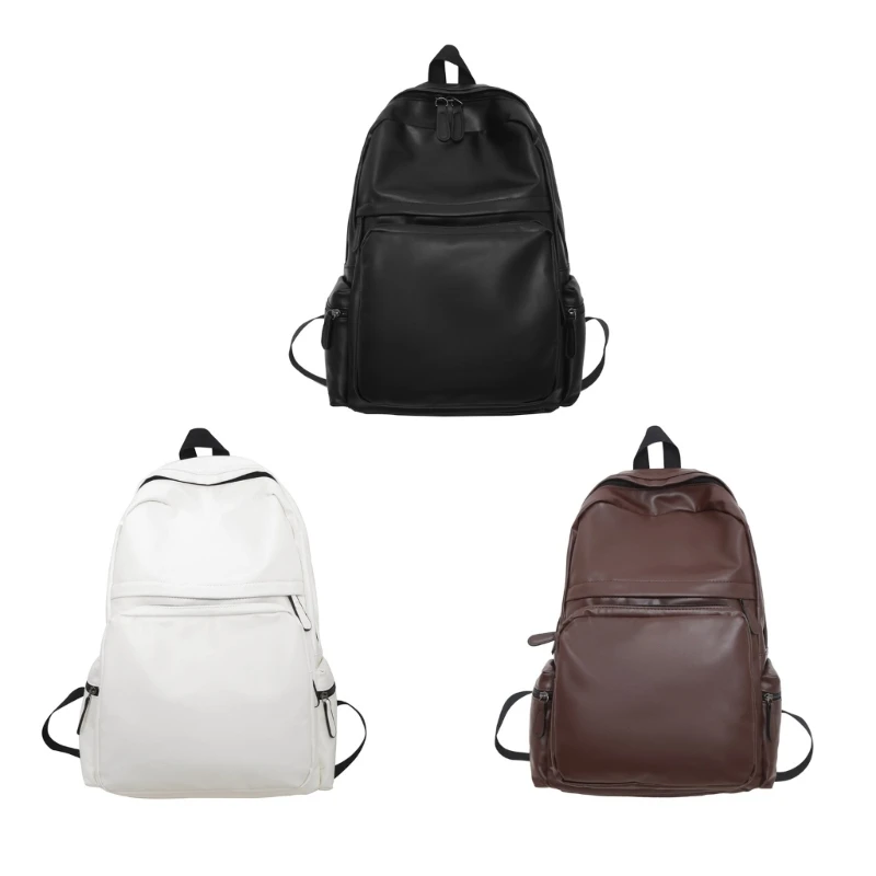 

Fashion Women School Backpack PU School Bag for Teenage Girls Men Book Bag
