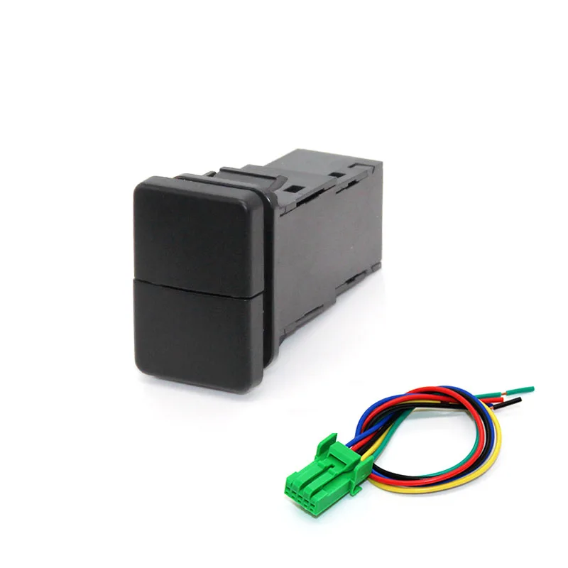 

Автомобильный двойной переключатель с двойным переключателем, противотуманные фары, радар, светодиодные прожекторы, кнопка переключения блокировки дифференциала для Suzuki Jimny 2019-2021