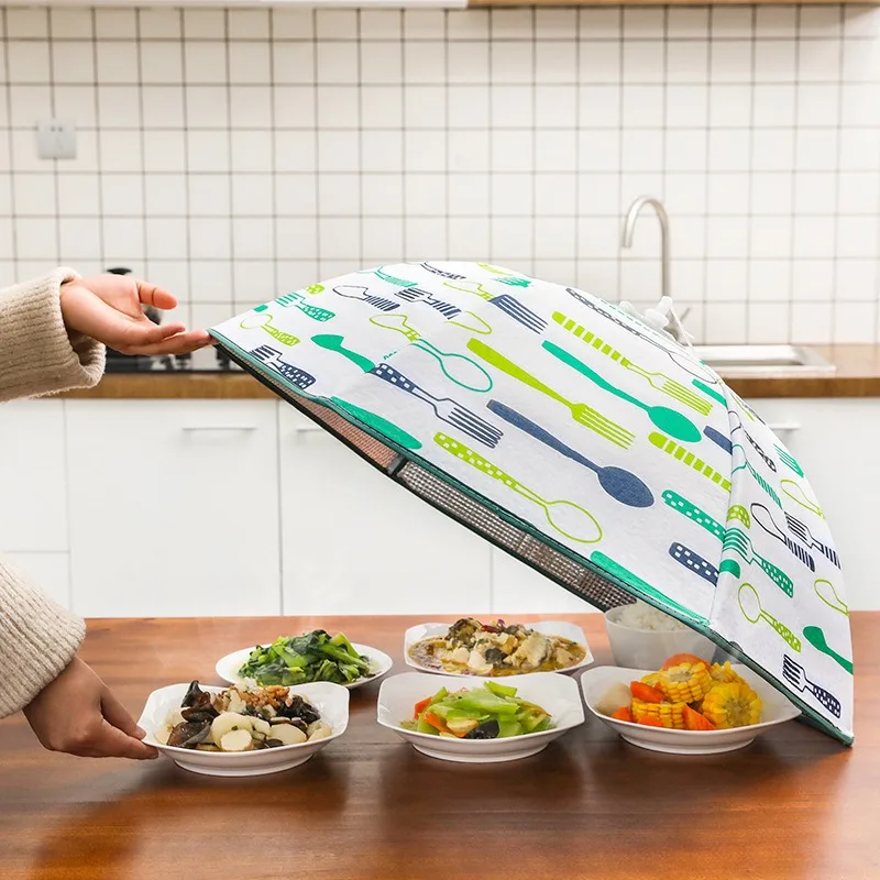 

Winter Household Insulation Vegetable Cover, Large Dust Cover Vegetable Cover, Foldable Kitchen Table Food Leftover Vegetable Co