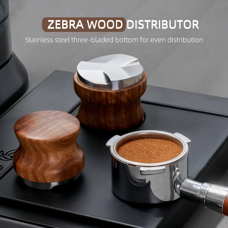 

Adjustable 304 Stainless Steel Coffee Distributor Espresso Tamper 51/53/54/58/58.35mm Available For Most Portafilter