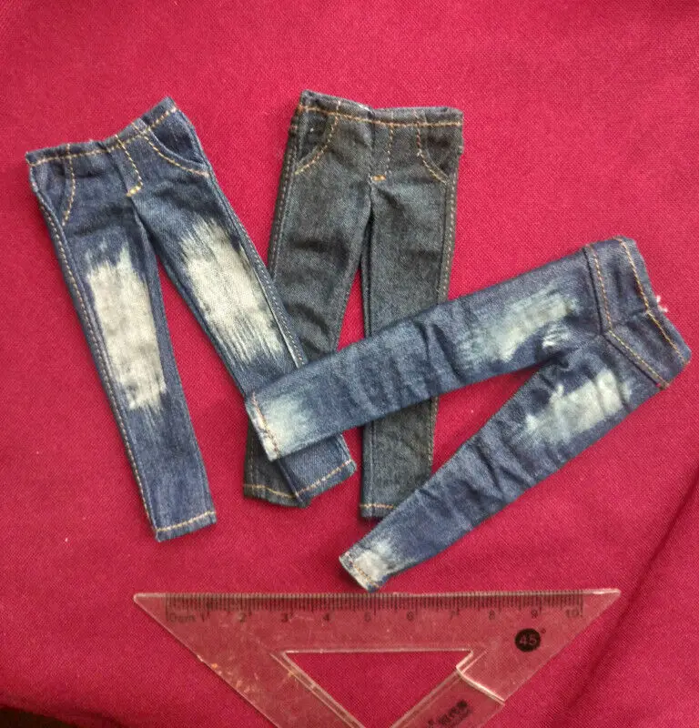 

Kinds of 3 1/12 scale Jeans pants Model For 6" DAM SHF MEZCO 3ATOYS Figure Doll