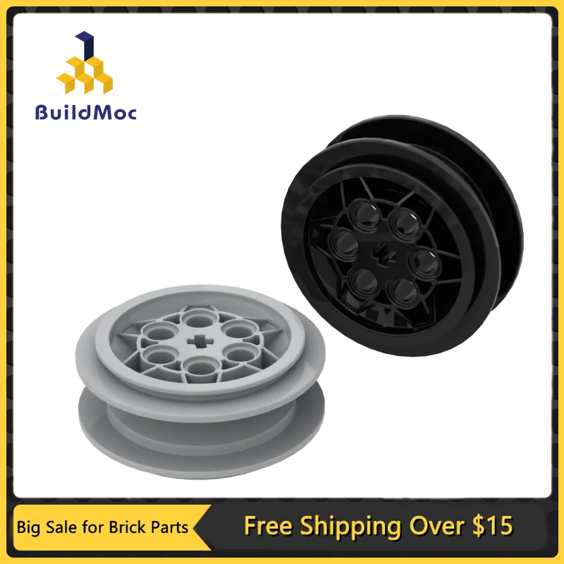

1Pc MOC Parts 86652 Wheel 43.2 x 18 with Flush Axle Stem Compatible Bricks DIY Assmble Building Blocks Particle Kid Puzzle Toy
