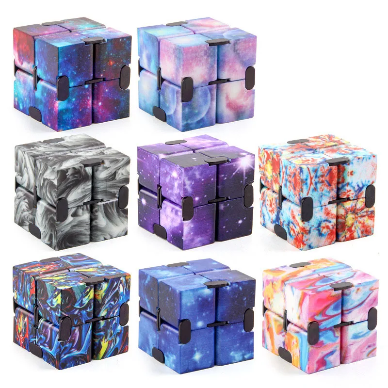 Starry Sky Unendliche Cube Zauberwürfel Dekompression Puzzle Spielzeug Labyrinth Unendliche Cube Zappeln Spielzeug Kinder Erwachsene Stressabbau Spielzeug