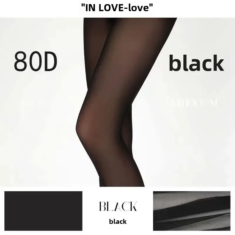 Прямые черные шелковые чулки с фабрики высокая эластичность мягкая текстура