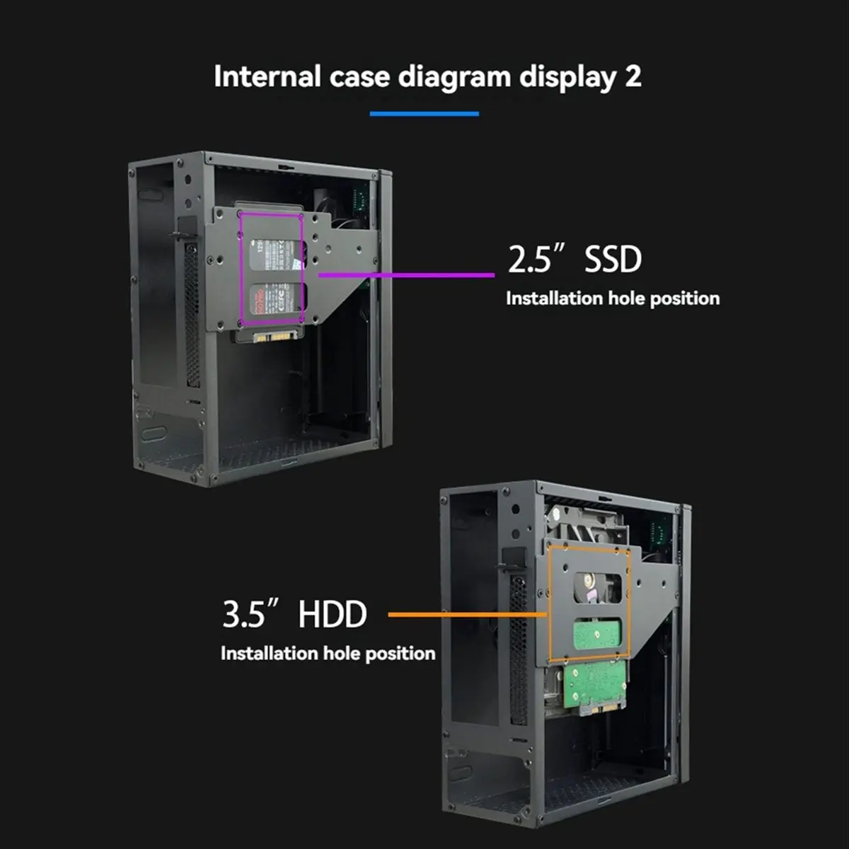 Корпус компьютера SWXF Mini ITX Корпус HTPC с поддержкой 4XUSB Блок питания 1U, совместимый с материнской платой MINI-ITX (art.: 3920d2d2a1c09) - 3920d2d2a1c09