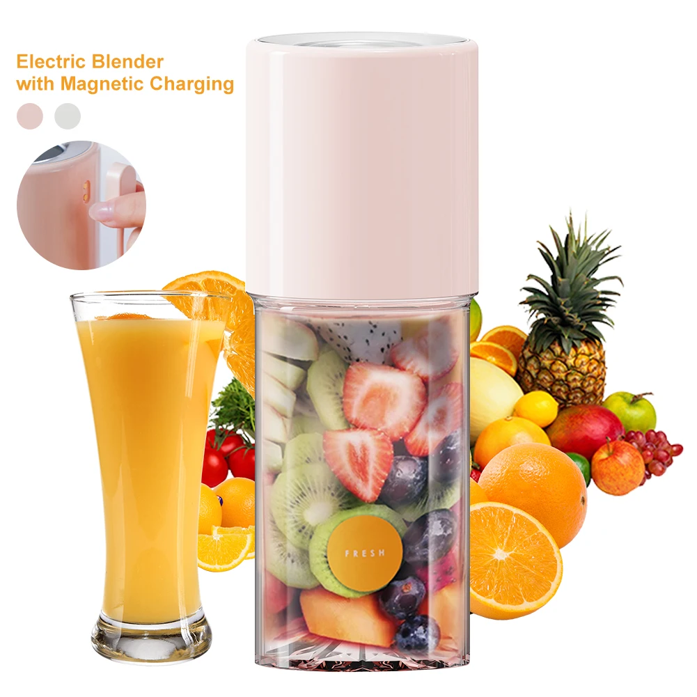 

Portable Blender 400ml USB Rechargeable Mixer Electric Juicer Machine Wireless Personal Smoothie Blenders Food Handheld Mixer