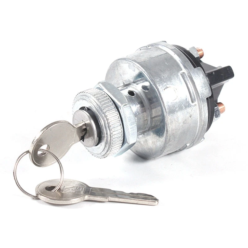 

Universal Ignition Key Starter ON /OFF Switch With 2 Keys 3 Position For Car Tractor Trailer Truck