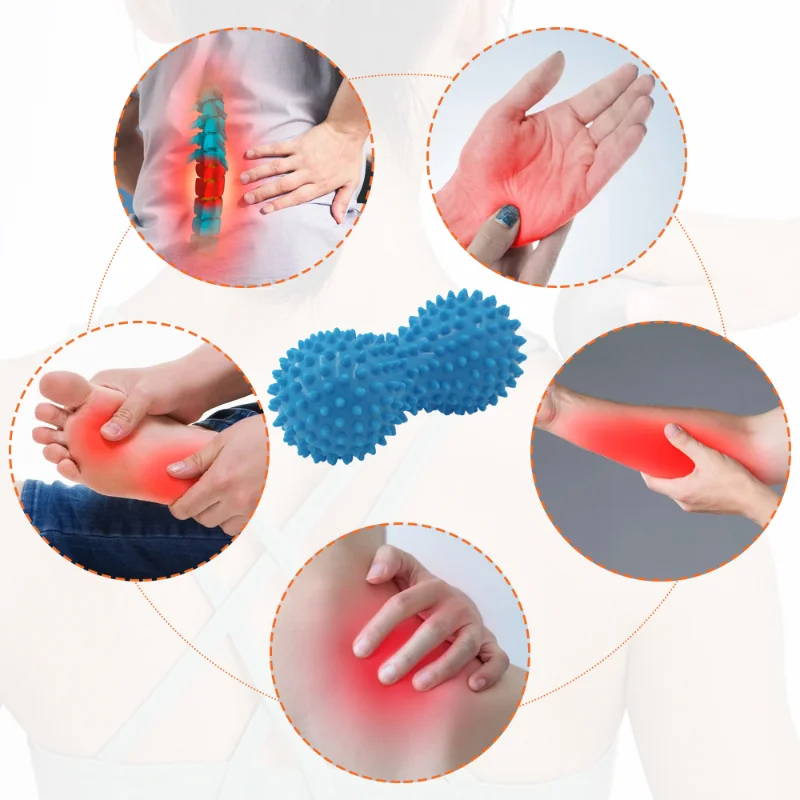 

Массажный мяч в форме арахиса для расслабления мышц и йоги