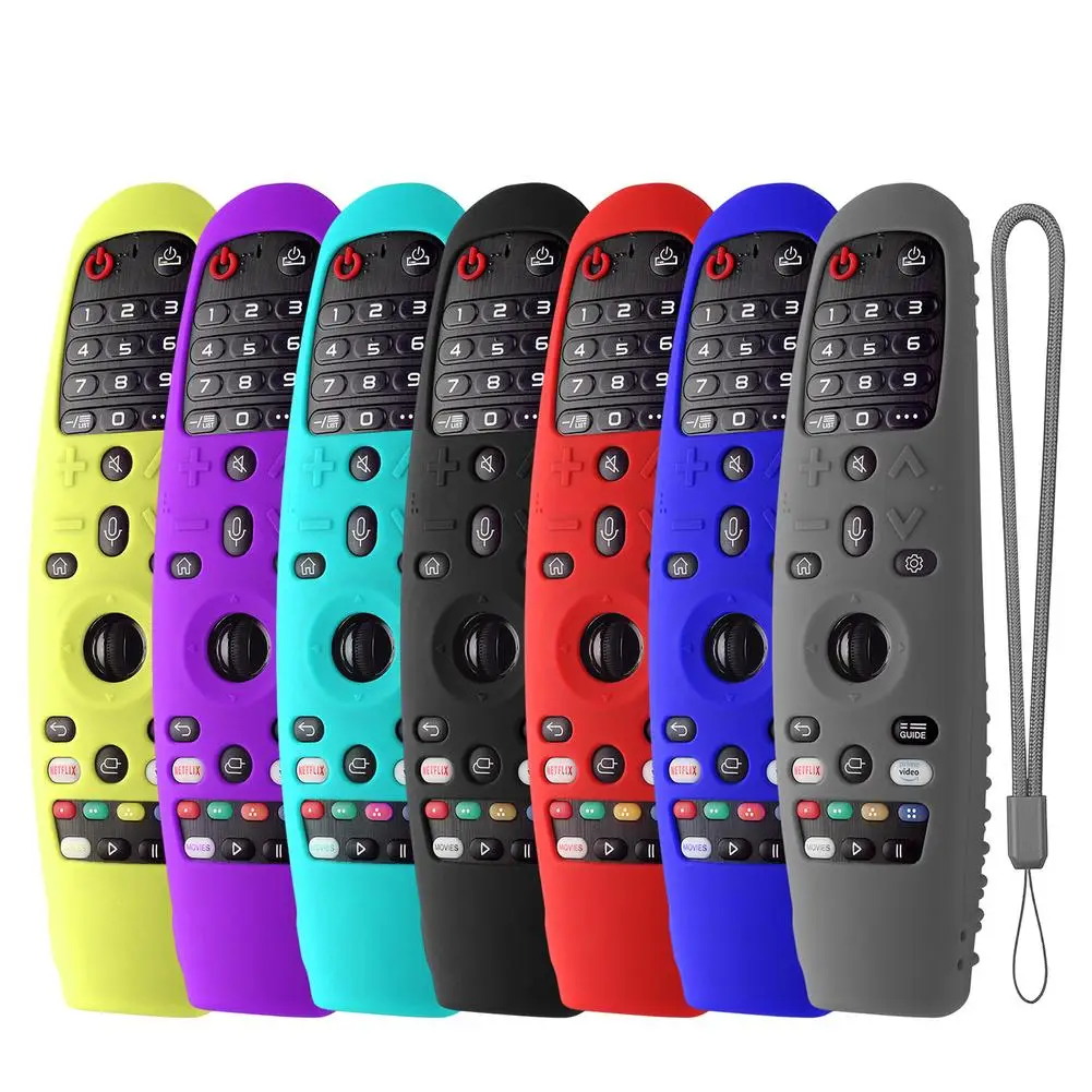 

Silicone Remote Control Cases For Lg Smart Tv Magic Remote Protective Covers With Lanyard For Lg Smart Tv Remote Accessories