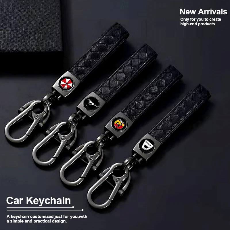 

1pcs Car Genuine Leather Key Ring Auto Keychain for Hyundai I30 2016 I10 I20 2020 2021 Elantra H1 Hb20 Ix35 2013 Car Accessories