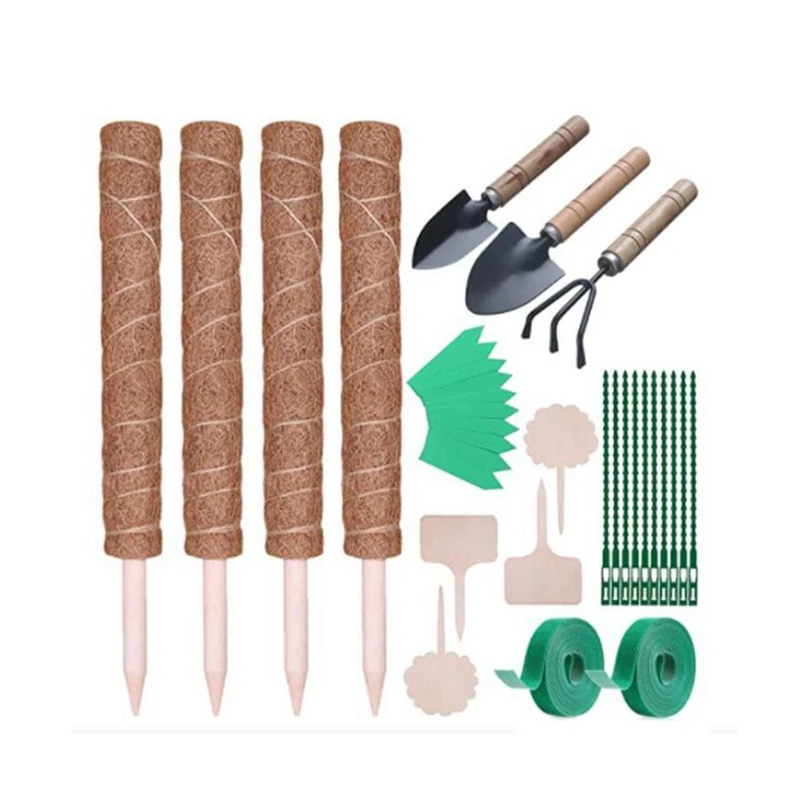 

Coir Totem Pole 15,7 дюйма Coir Moss Totem Pole Coir Moss Stick для подъема растений