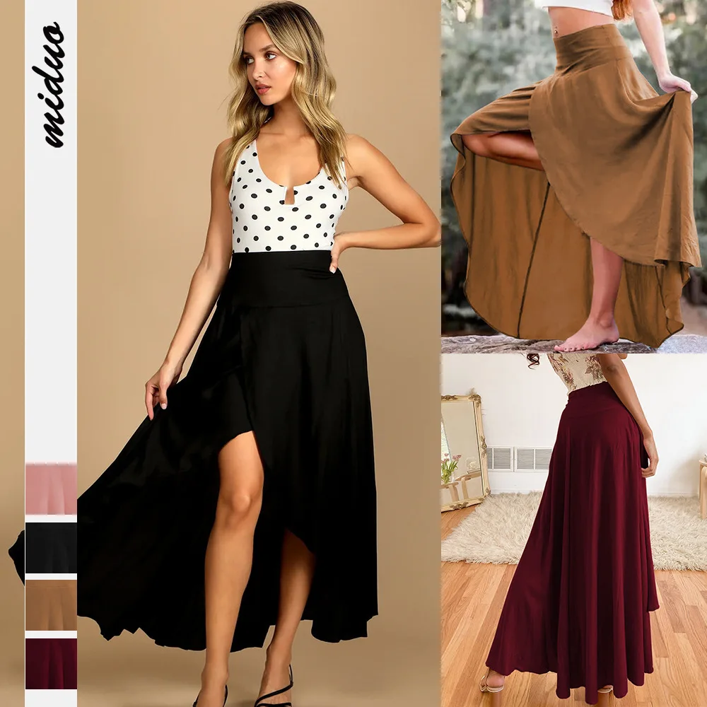 2022 Women  Skirt Ruffles Hot Sale Half-length Skirt Casual Trend Irregular Skirt A-line Skirt