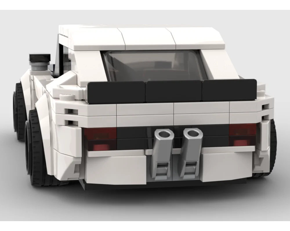 Эскорт Mk2 Ford City Speed Champions Racer Cars Спортивный автомобиль Строительство Moc Блоки