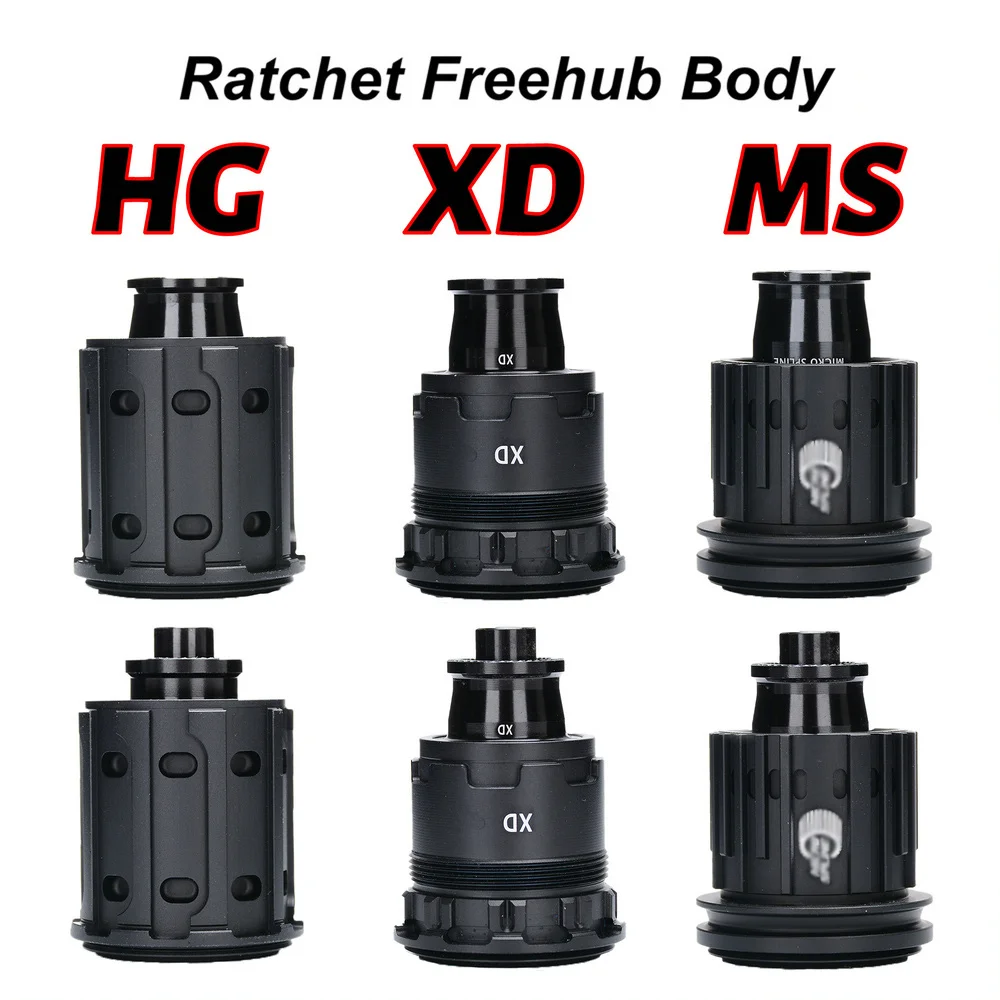 

GOLDIX Bicycle HUB Body MTB/ROAD BIKE Ratchet System Freehub Body HG/XD/MS 9/10/11/12S QR THRU BOOST