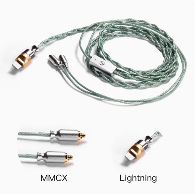 DD ddHiFi M120B Универсальный кабель для обновления наушников USB-C и Lightning в MMCX 0 78