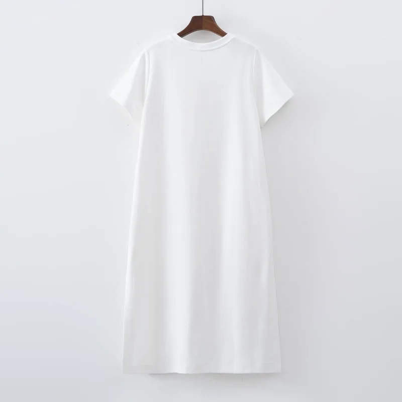 Женское длинное платье с карманами Wihte