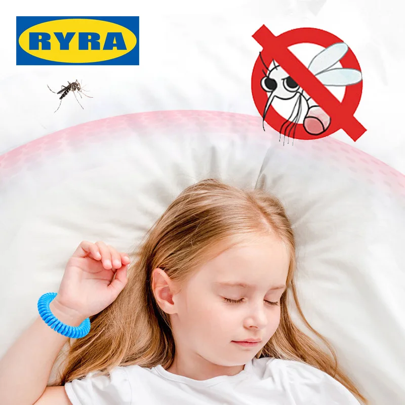 Противомоскитный браслет, репеллент от комаров, катушка для отпугивания ...