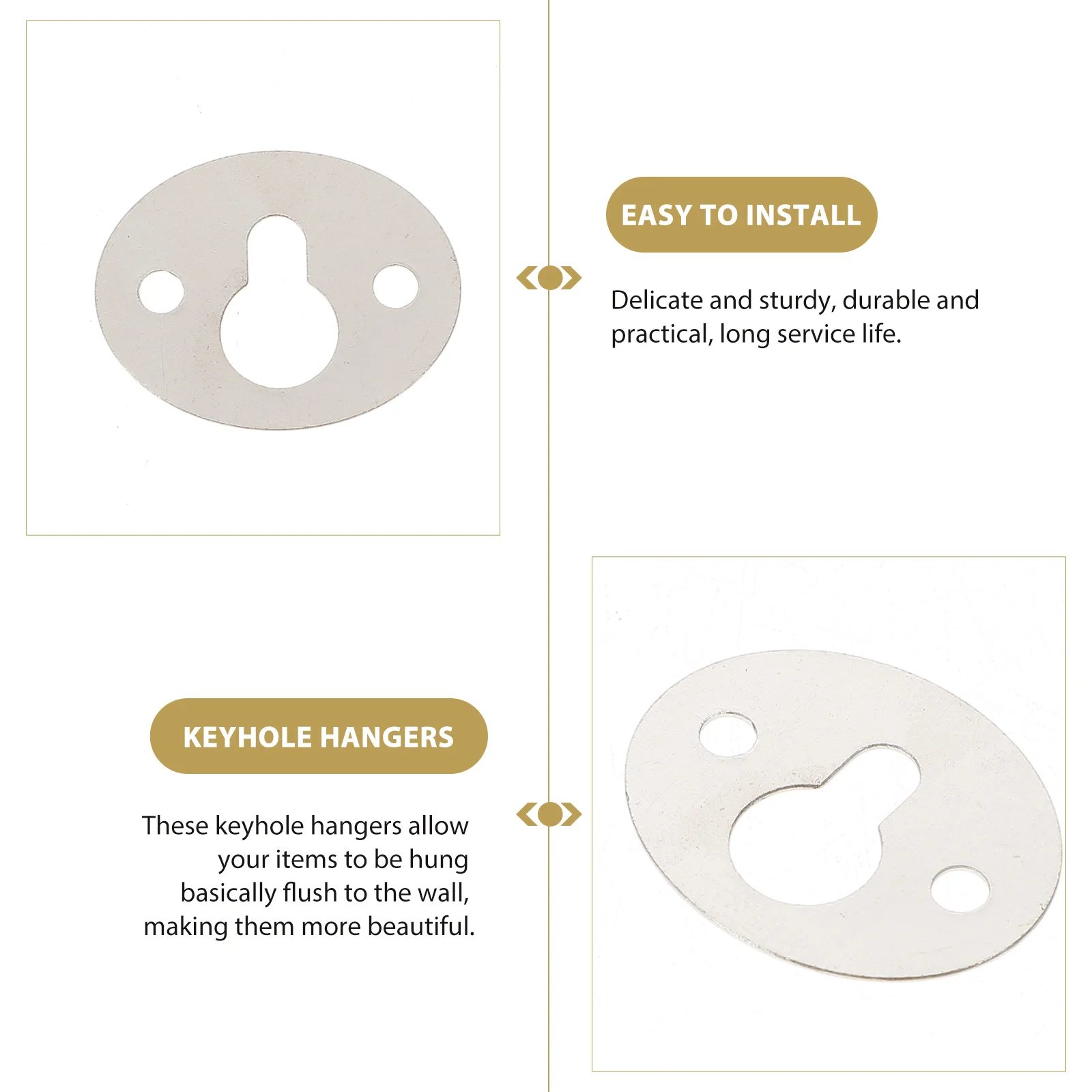 15 шт. вешалки для одежды отделка замочной скважины полка подвесной кронштейн